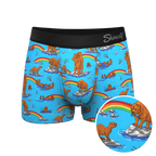 The Bear | Bear and Otter Rainbow Ball Hammock® Pouch Trunks Underwear - Shinesty