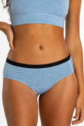 The Blueberry | Blue Heather Cheeky Underwear - Shinesty