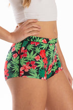 The Bongstera | Tropical Weed Modal Boyshort Underwear - Shinesty