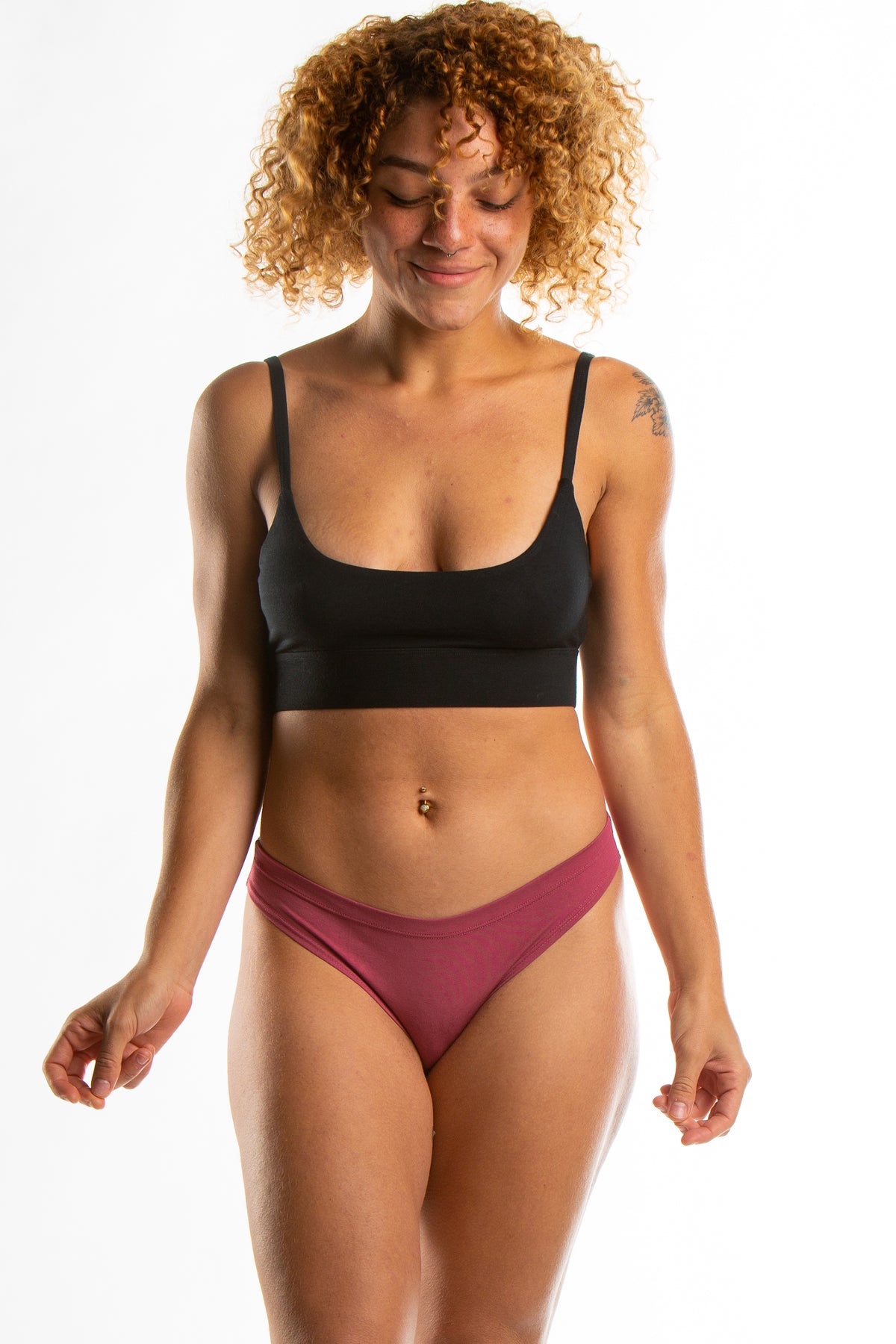 The Bordeaux | Mauve Bikini Underwear - Shinesty