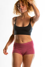 The Bordeaux | Mauve Boyshort Underwear - Shinesty