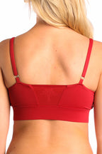The Cherry Pie | Burgundy paradICE™ Boob Hammock™ Cooling Bralette - Shinesty