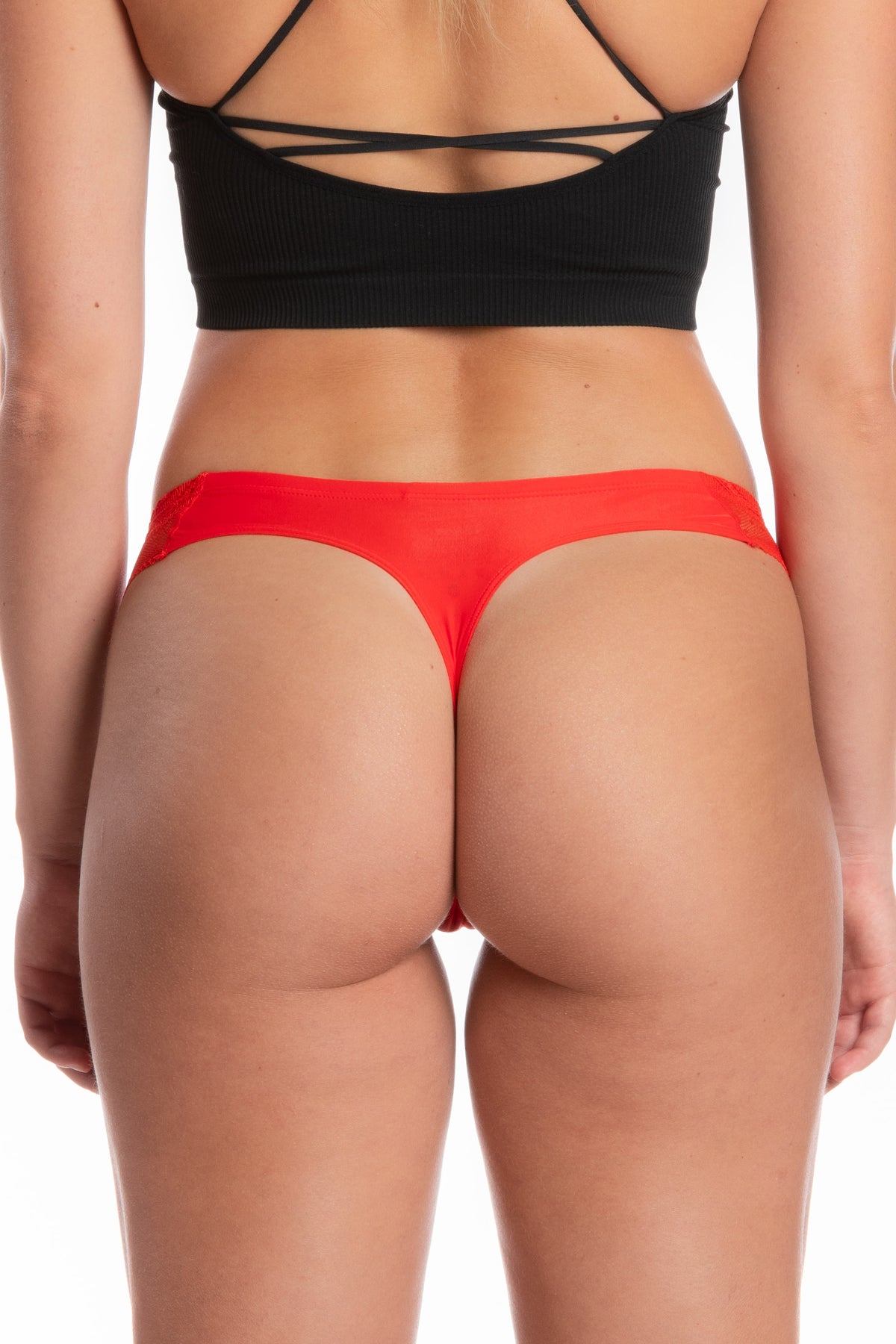 The Cherry Popsicle | Red Lace Thong - Shinesty