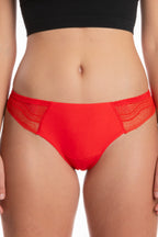 The Cherry Popsicle | Red Lace Thong - Shinesty