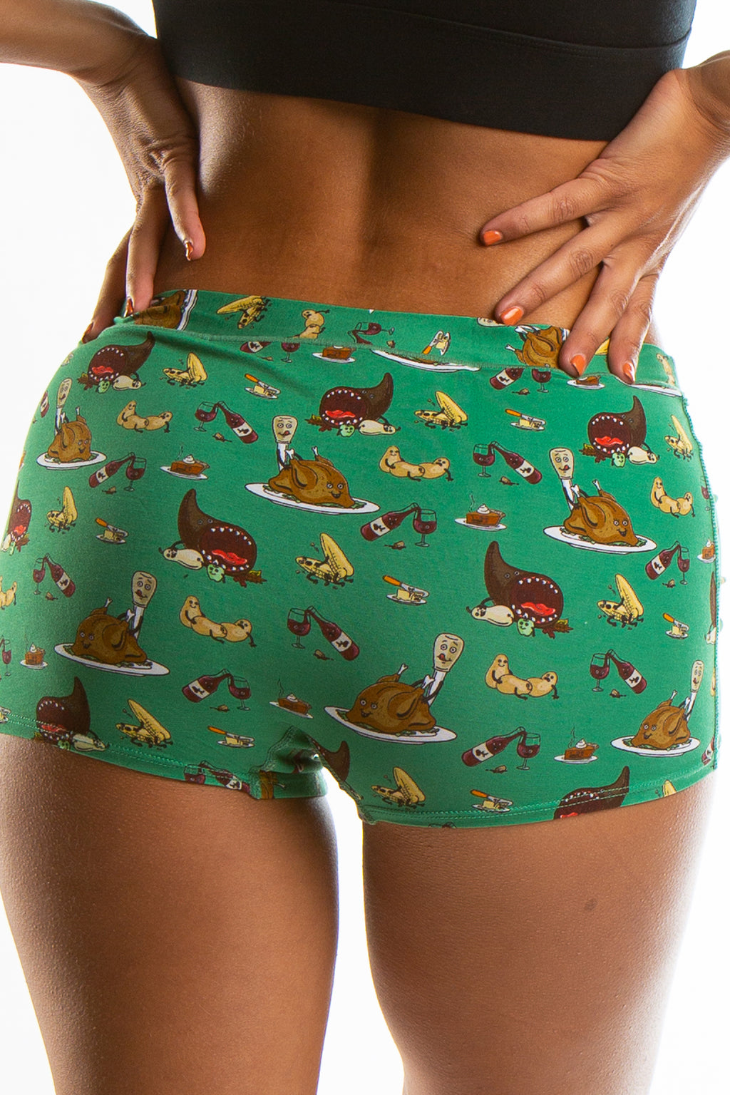 The Debauch Banquet | Dinner Boyshort Underwear - Shinesty