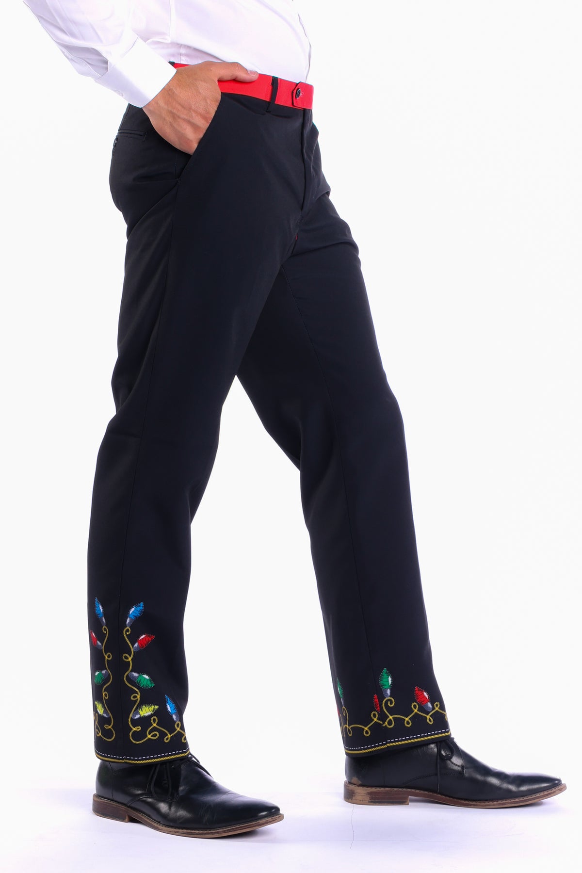The Duke of December | Christmas Lights Ugly Christmas Suit - Shinesty