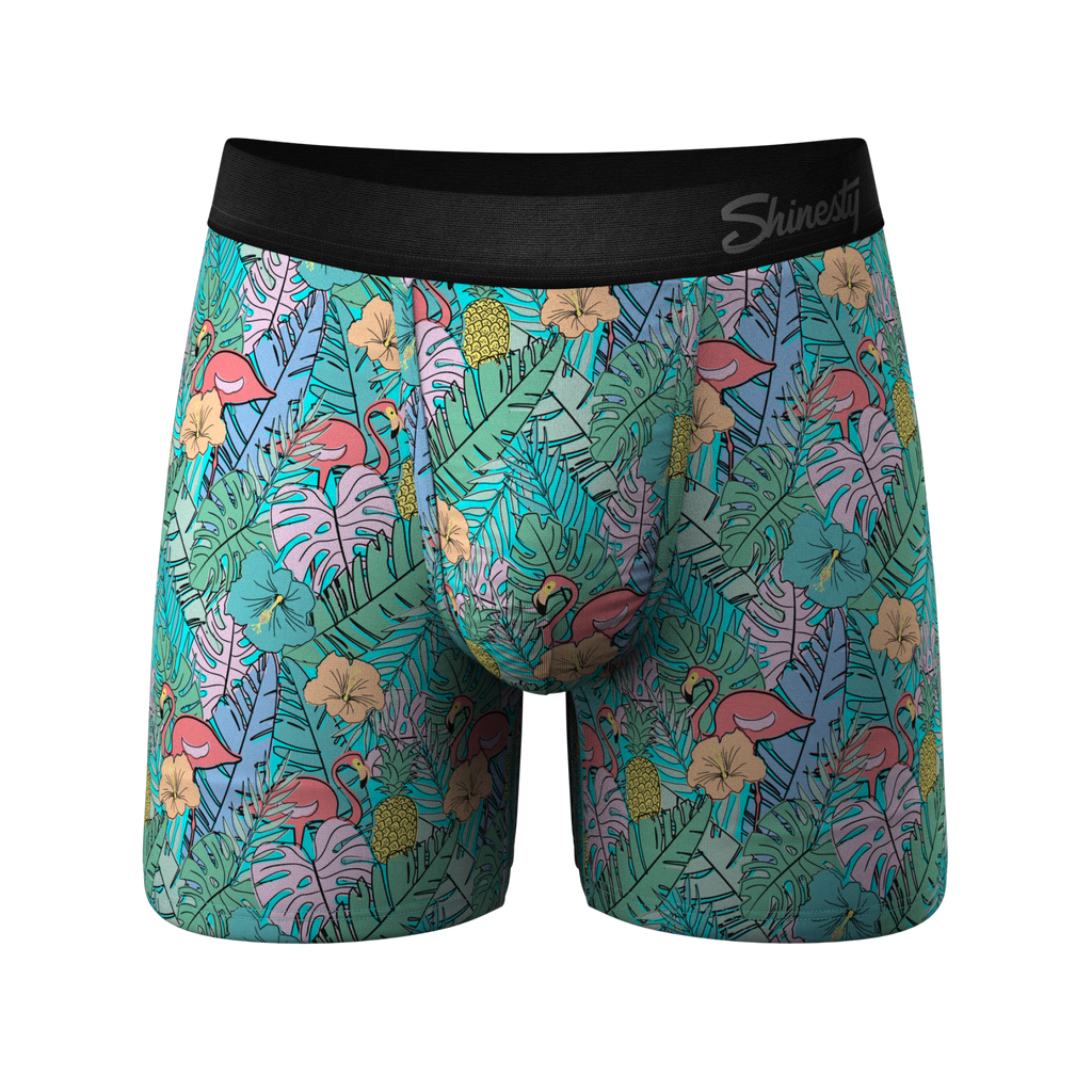 The Hot Tropic | Tropical Flamingo Ball Hammock® Pouch Underwear - Shinesty