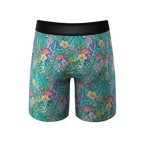 The Hot Tropic | Tropical Flamingo Ball Hammock® Boxer - Long Leg - Shinesty