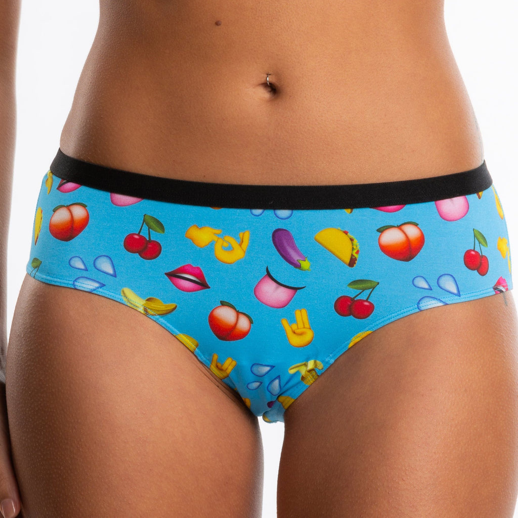 The Innuendo | Emoji Cheeky Underwear - Shinesty