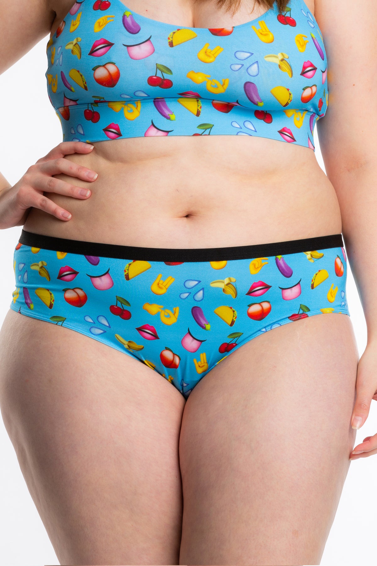 The Innuendo | Emoji Cheeky Underwear - Shinesty