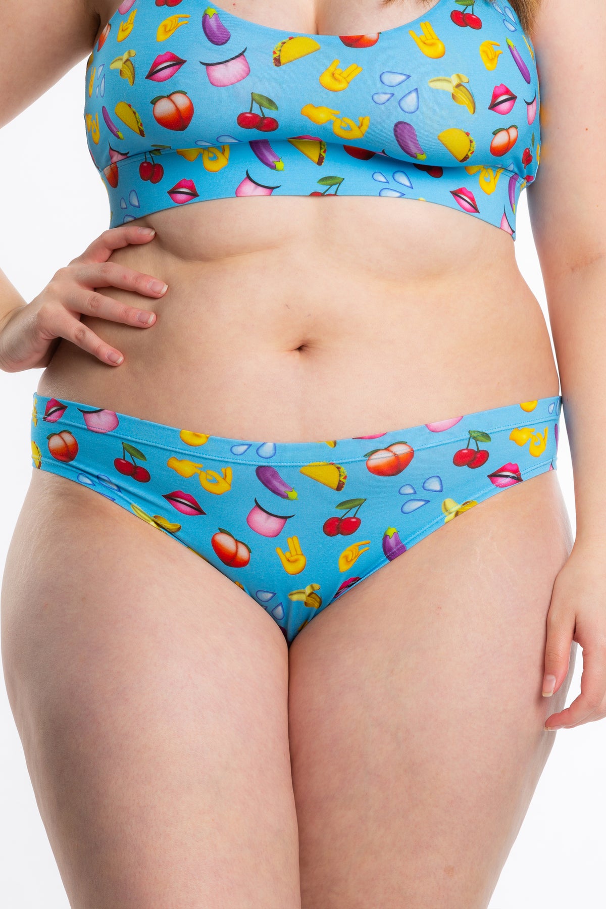 The Innuendo | Emoji Modal Bikini Underwear - Shinesty