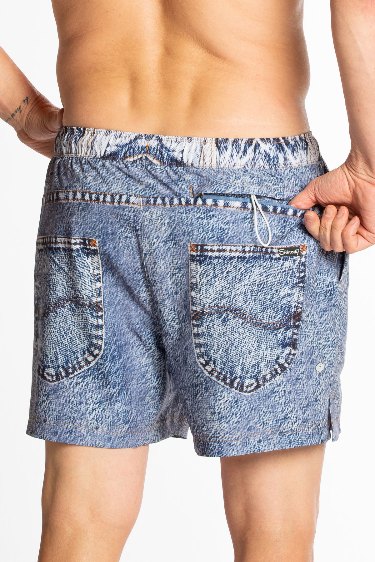 The Jacksonville Jort | Denim Ball Hammock® Pouch 5" Swim Trunks - Shinesty