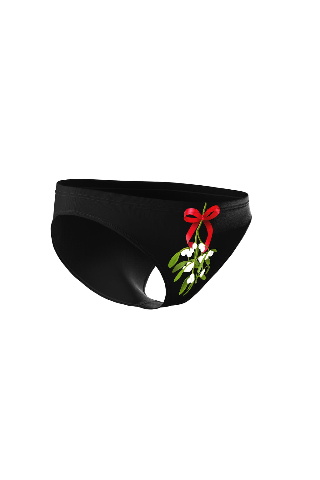 The Kiss Me There | Mistletoe Ball Hammock Boxer® And Bikini Matching Couples Underwear Pack - Shinesty