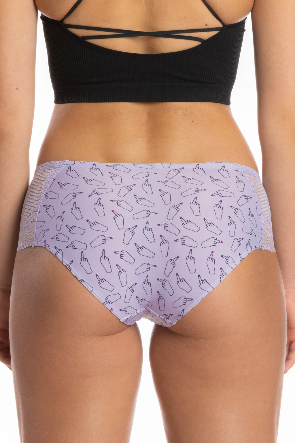 The Little Birdy | Middle Finger Lace Bikini - Shinesty