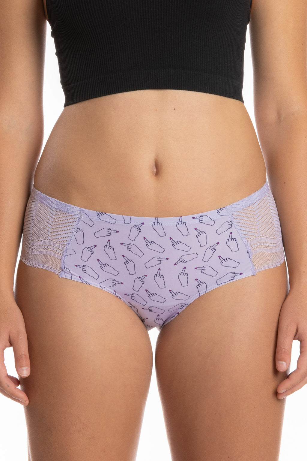 The Little Birdy | Middle Finger Lace Bikini - Shinesty