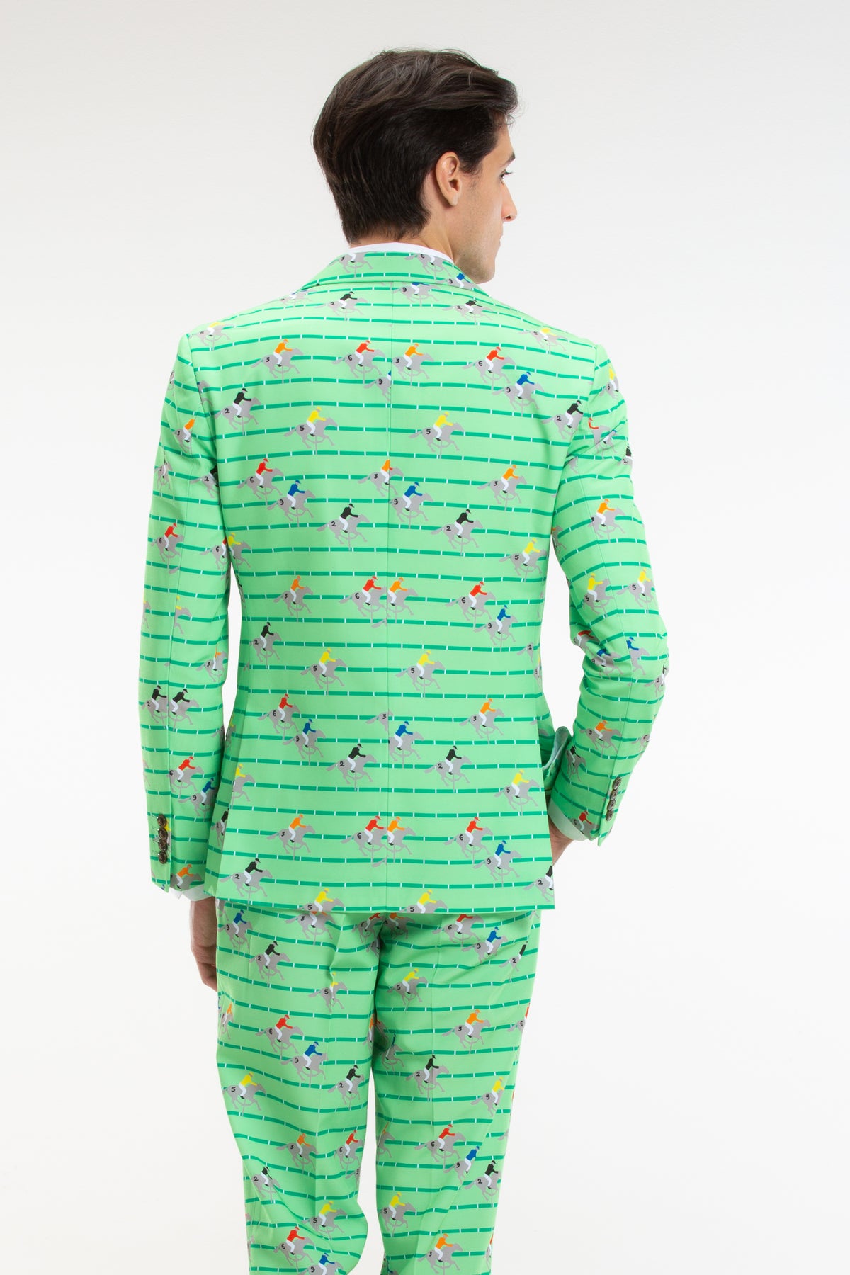 The Louisville | Derby Horse Racing Stripe Suit - Shinesty