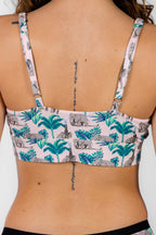 The Maximus | Tropical Elephants Boob Hammock™ Scoop Bralette - Shinesty