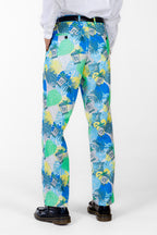 The Minty Fresh | Tropical Derby  Suit Pants - Shinesty