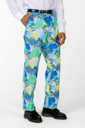 The Minty Fresh | Tropical Derby  Suit Pants - Shinesty