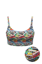 The Mixtape | Cassette Tapes Boob Hammock™ Scoop Bralette - Shinesty