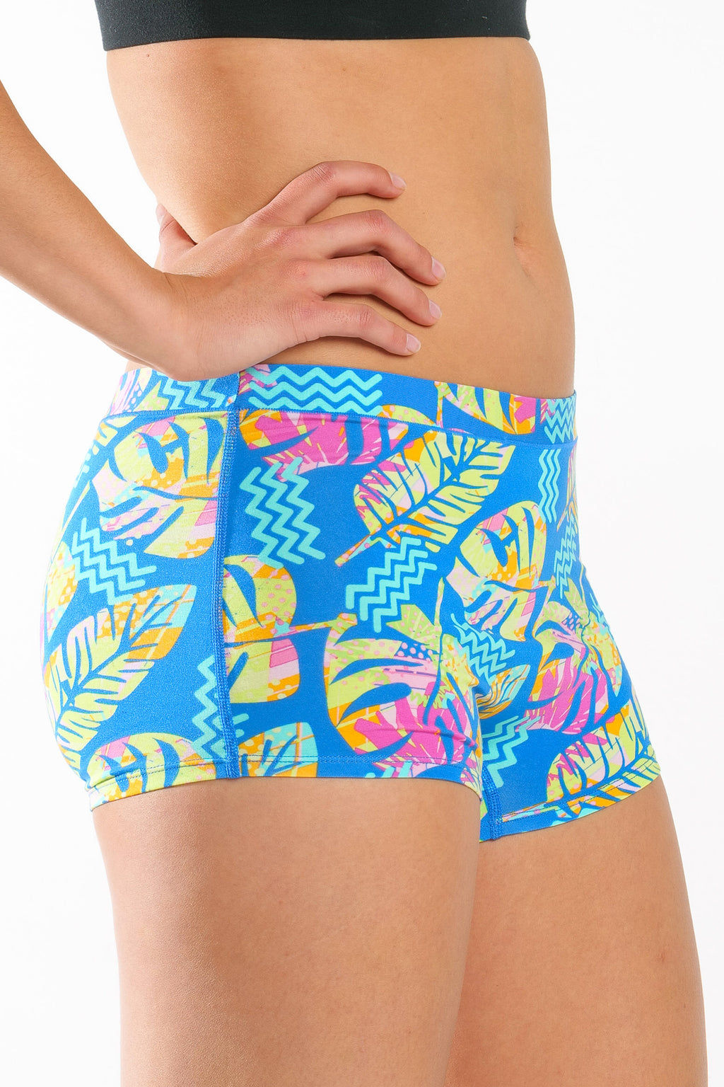 The Oahu Rendezvous | Tropical Leaves Modal Boyshort Underwear - Shinesty