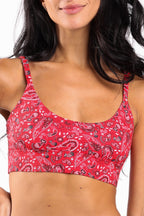 The Outlaw | Naughty Paisley Boob Hammock™ Scoop Bralette - Shinesty