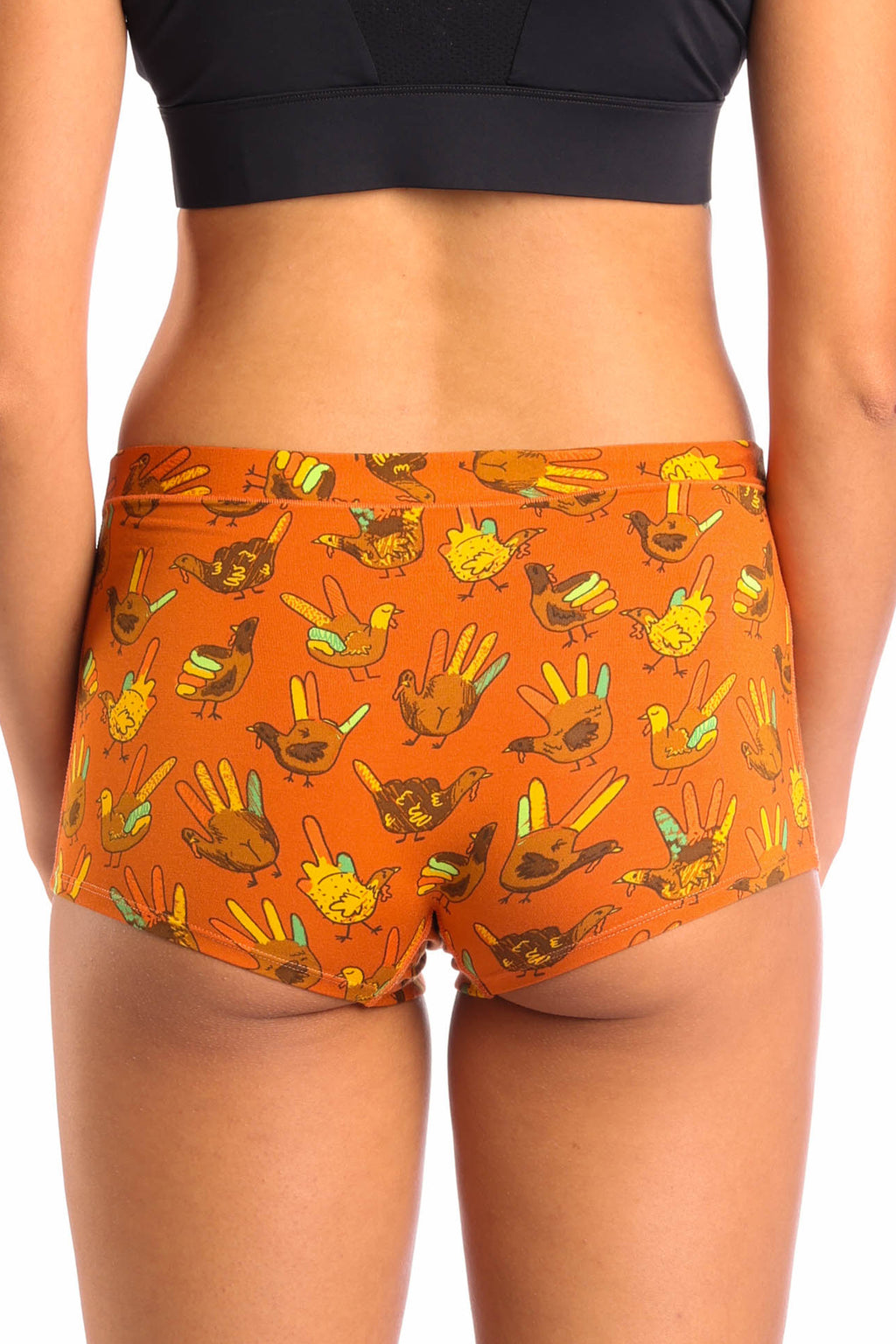The Party Fowl | Thanksgiving Turkey Modal Boyshort Underwear - Shinesty