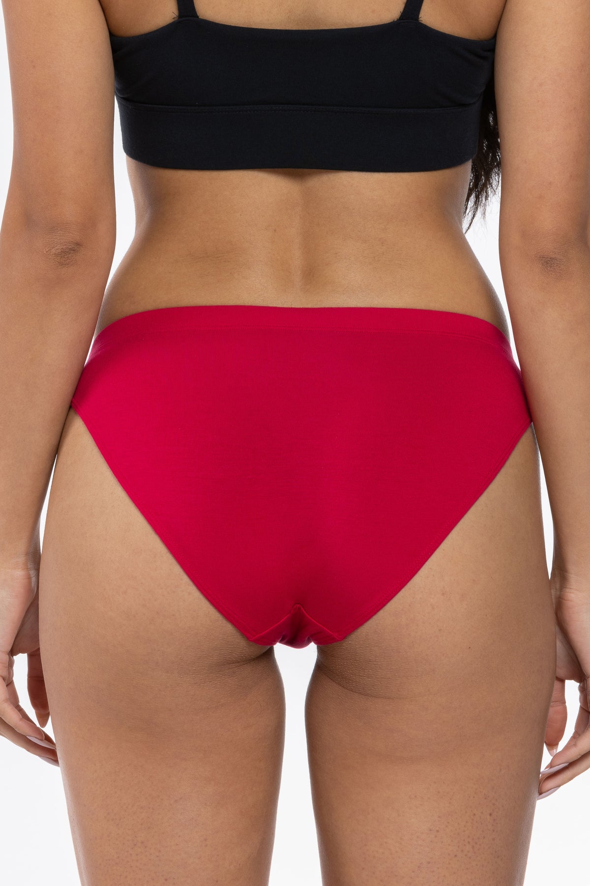 The Red Velvet | Dark Red Modal Bikini Underwear - Shinesty