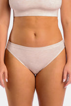 The Silver Fox | Oatmeal Heather Modal Bikini Underwear - Shinesty