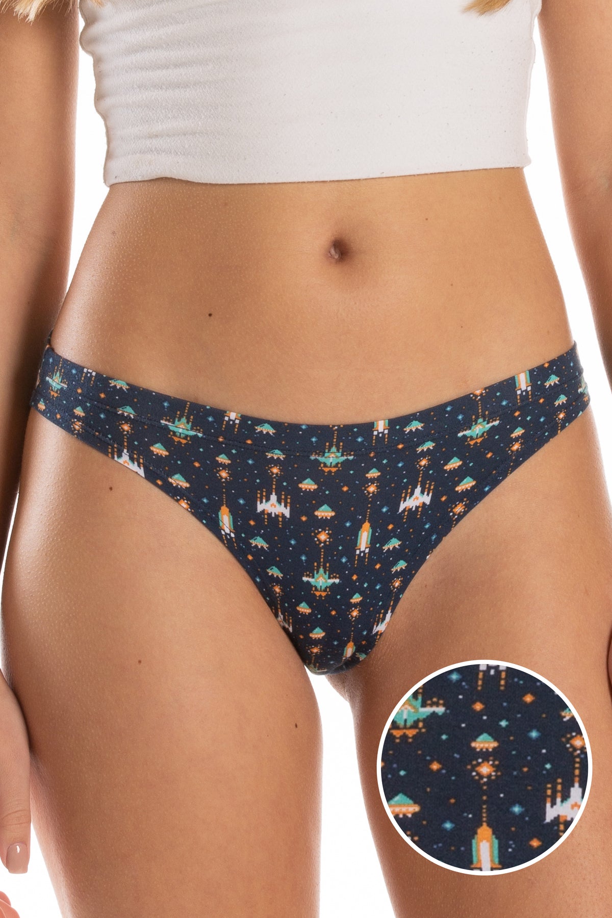 The Space Commando | Spaceship Modal Bikini Underwear - Shinesty
