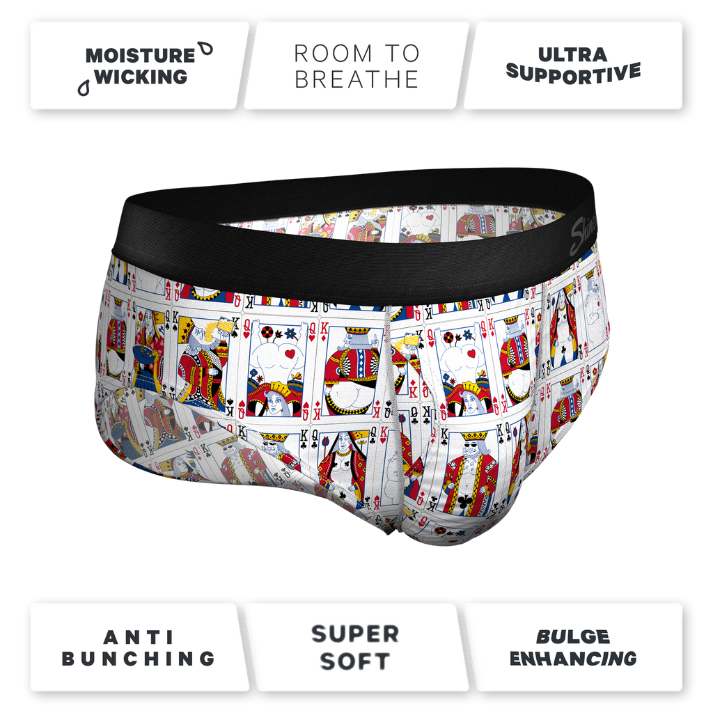 The Strip Poker | Playing Cards Ball Hammock® Pouch Underwear Briefs - Shinesty