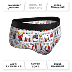 The Strip Poker | Playing Cards Ball Hammock® Pouch Underwear Briefs - Shinesty