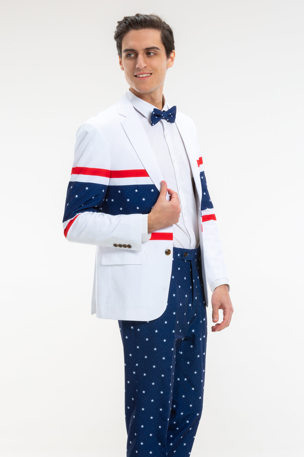 The Sweet Tea | USA Placement Stripe Suit - Shinesty