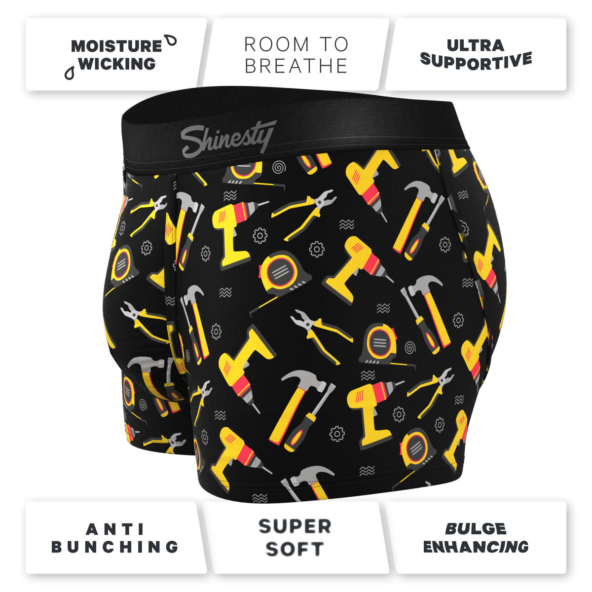 The Tool Kit | Tool Ball Hammock® Pouch Trunks Underwear - Shinesty