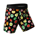 The Vagetarian | Fruit Medley Ball Hammock® Boxer - Long Leg - Shinesty