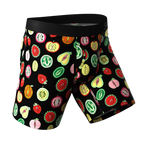 The Vagetarian | Fruit Medley Ball Hammock® Boxer - Long Leg - Shinesty