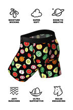 The Vagetarian | Fruit Medley Ball Hammock® Boxer - Long Leg - Shinesty