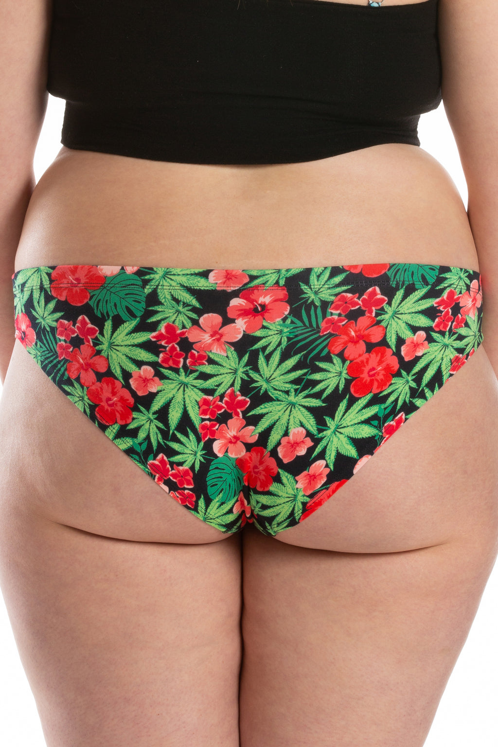 The Bongstera | Tropical Weed Modal Bikini Underwear - Shinesty