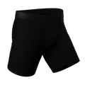 The Threat Level Midnight | Black Ball Hammock® Boxer - Long Leg - Shinesty