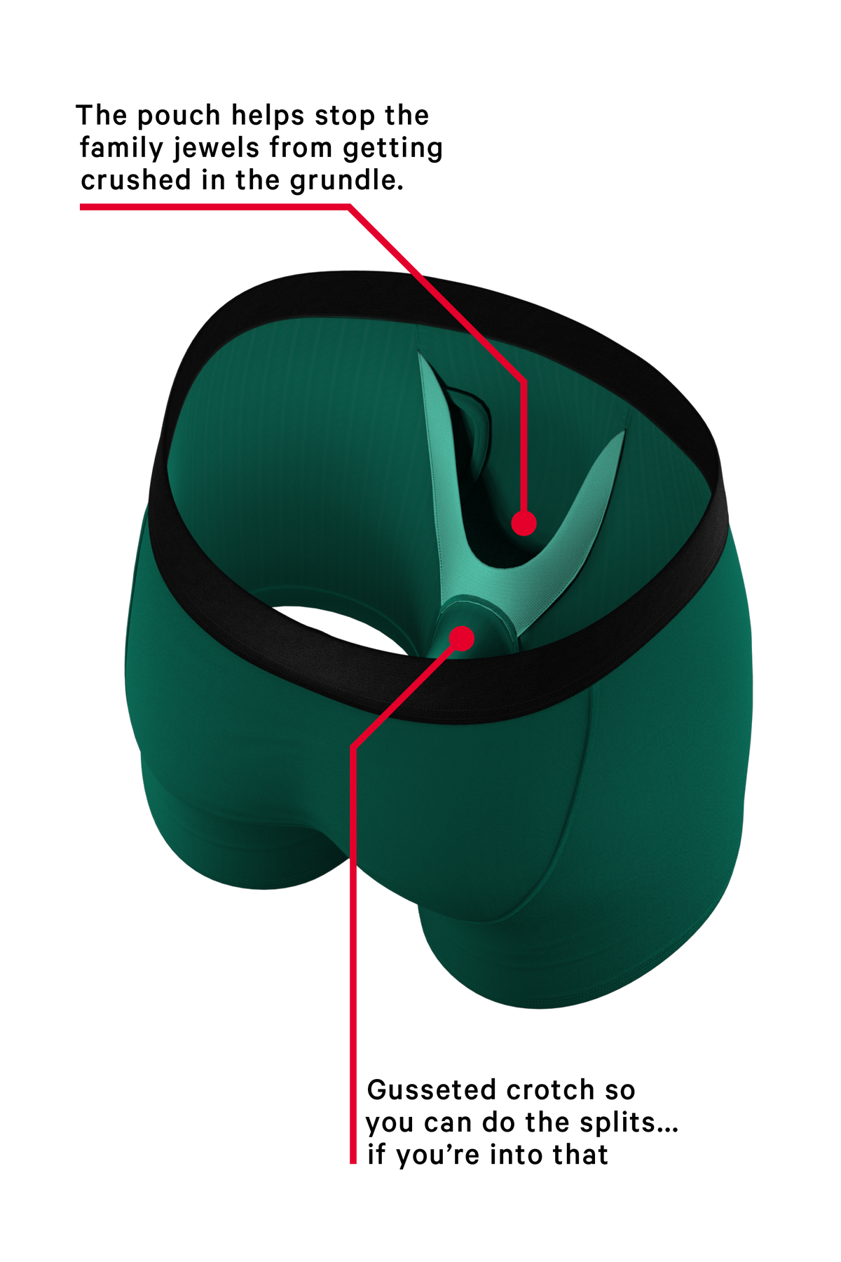 The Unwrap Me | Present Ball Hammock® Pouch Underwear With Fly - Shinesty