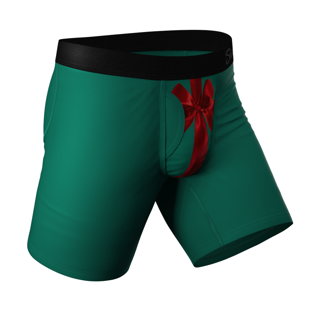 The Unwrap Me | Present Ball Hammock® Boxer - Long Leg - Shinesty
