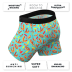 The Use a Condiment | Hot Dogs Ball Hammock® Pouch Underwear With Fly - Shinesty