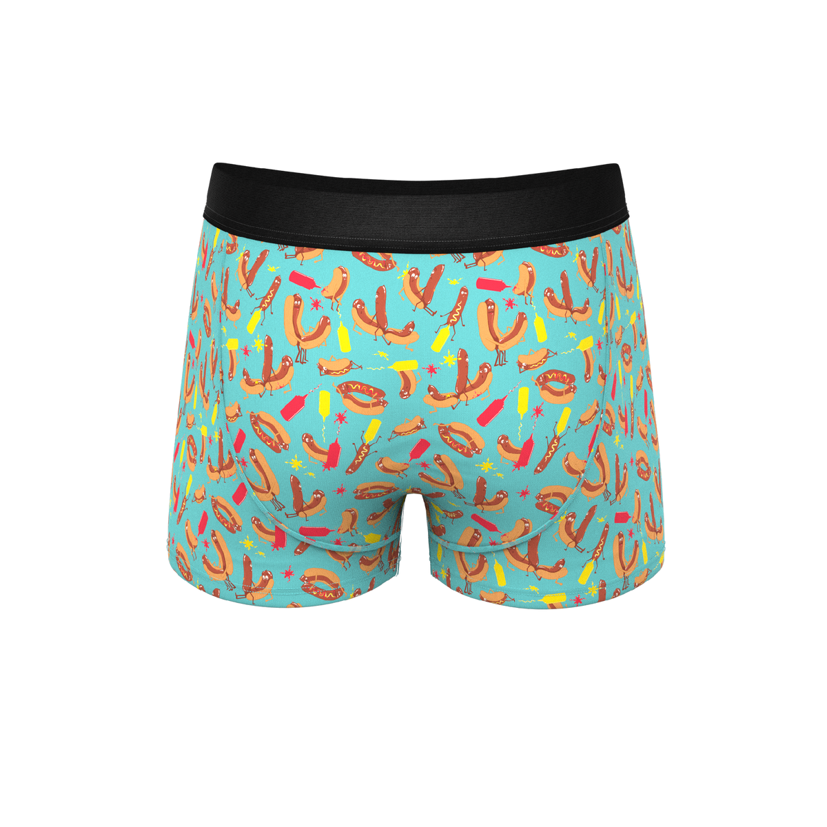 The Use a Condiment | Hot Dogs Ball Hammock® Pouch Trunk Underwear - Shinesty