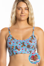 The Stuffed Animal | Teddy Bear Boob Hammock™ Scoop Bralette - Shinesty