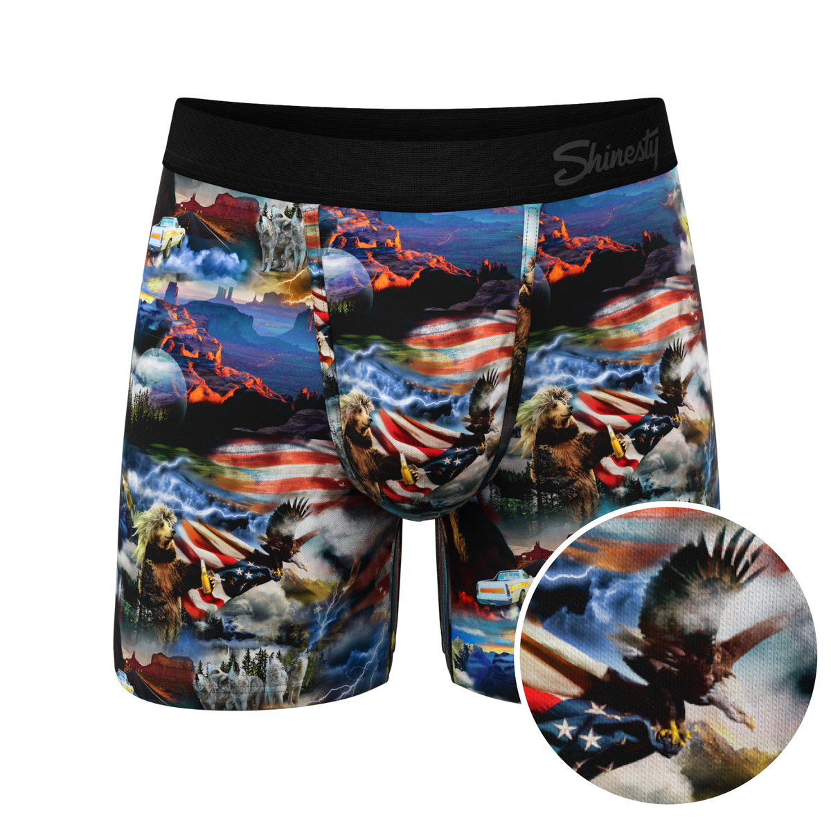 The Home Sweet Home | America Themed  Ball Hammock® Pouch Underwear - Shinesty
