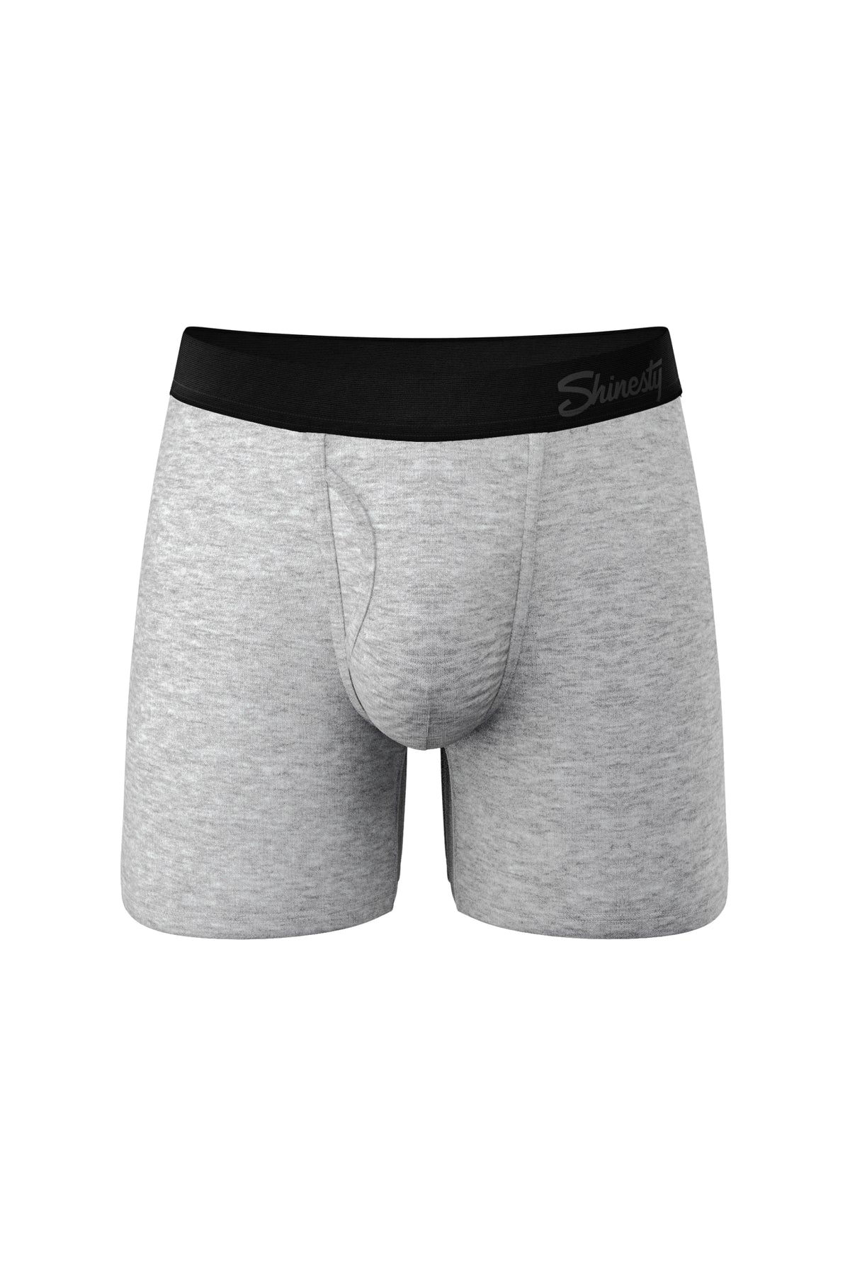 The Intramural Champ | Grey Boyshort and Ball Hammock® Boxer With Fly Matching Couples Underwear Pack - Shinesty