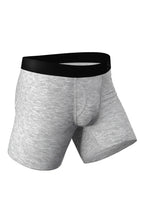 The Intramural Champ | Grey Bikini and Ball Hammock® Boxer With Fly Matching Couples Underwear Pack - Shinesty