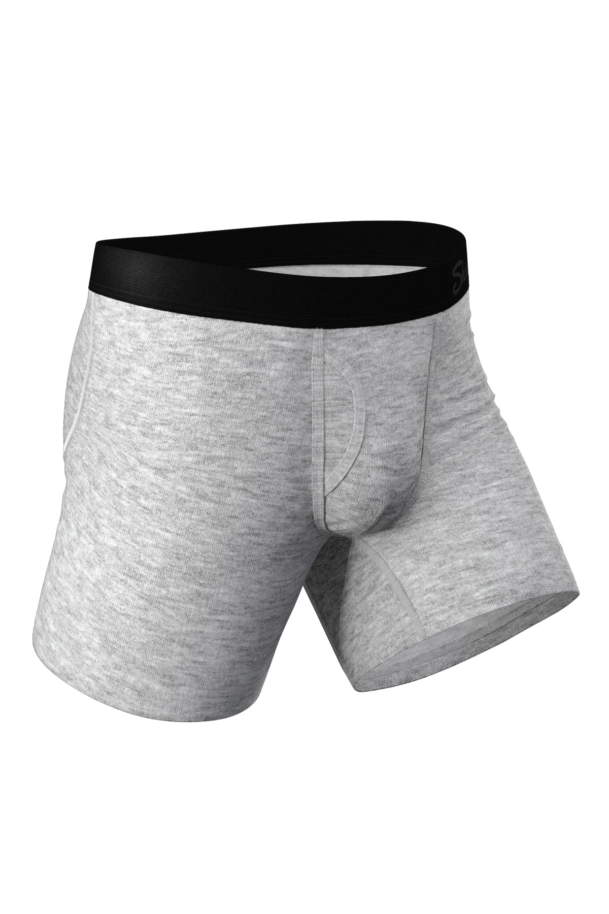 The Intramural Champ | Grey Bikini and Ball Hammock® Boxer With Fly Matching Couples Underwear Pack - Shinesty